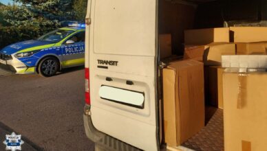 Patrol ruchu drogowego ujawnił kontrabandę wartą ponad 160 tysięcy zł