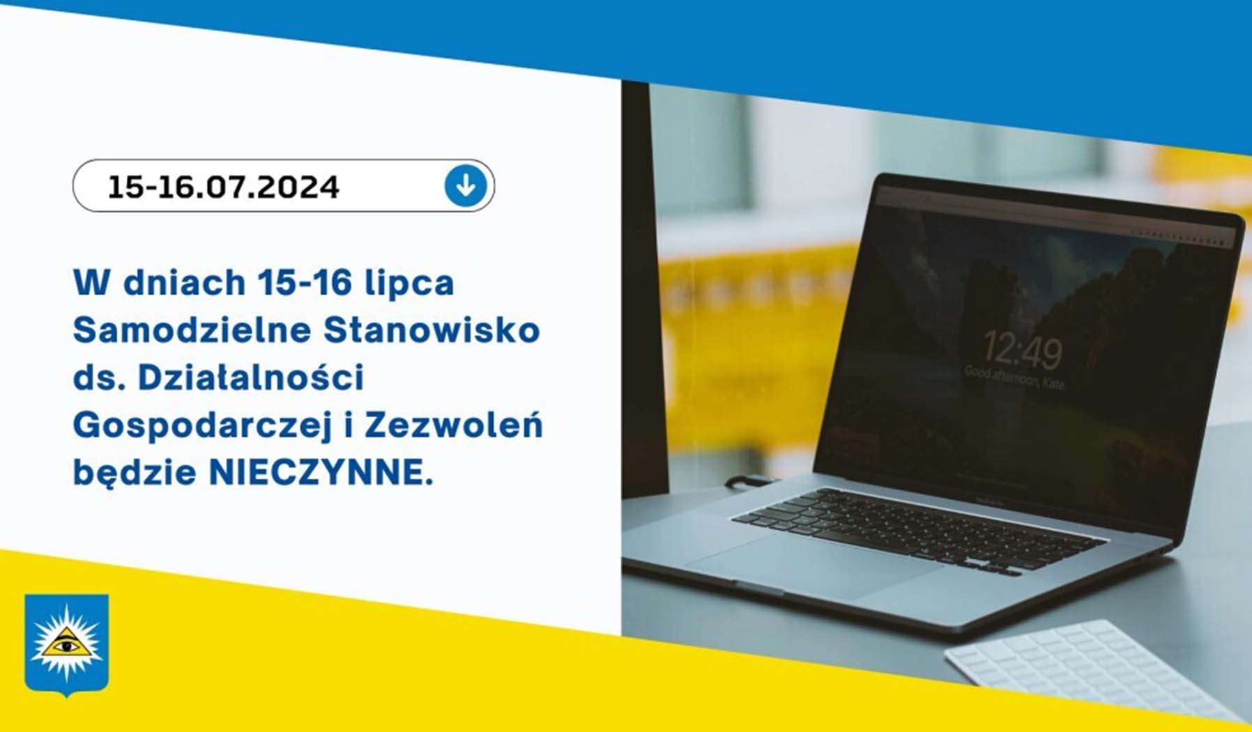 Radzymin - Informacja dot. Samodzielnego Stanowiska ds. Działalności Gospodarczej i Zezwoleń