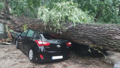 Front burzowy w powiecie