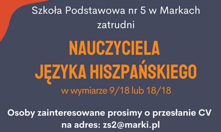 Marki - praca dla nauczycieli