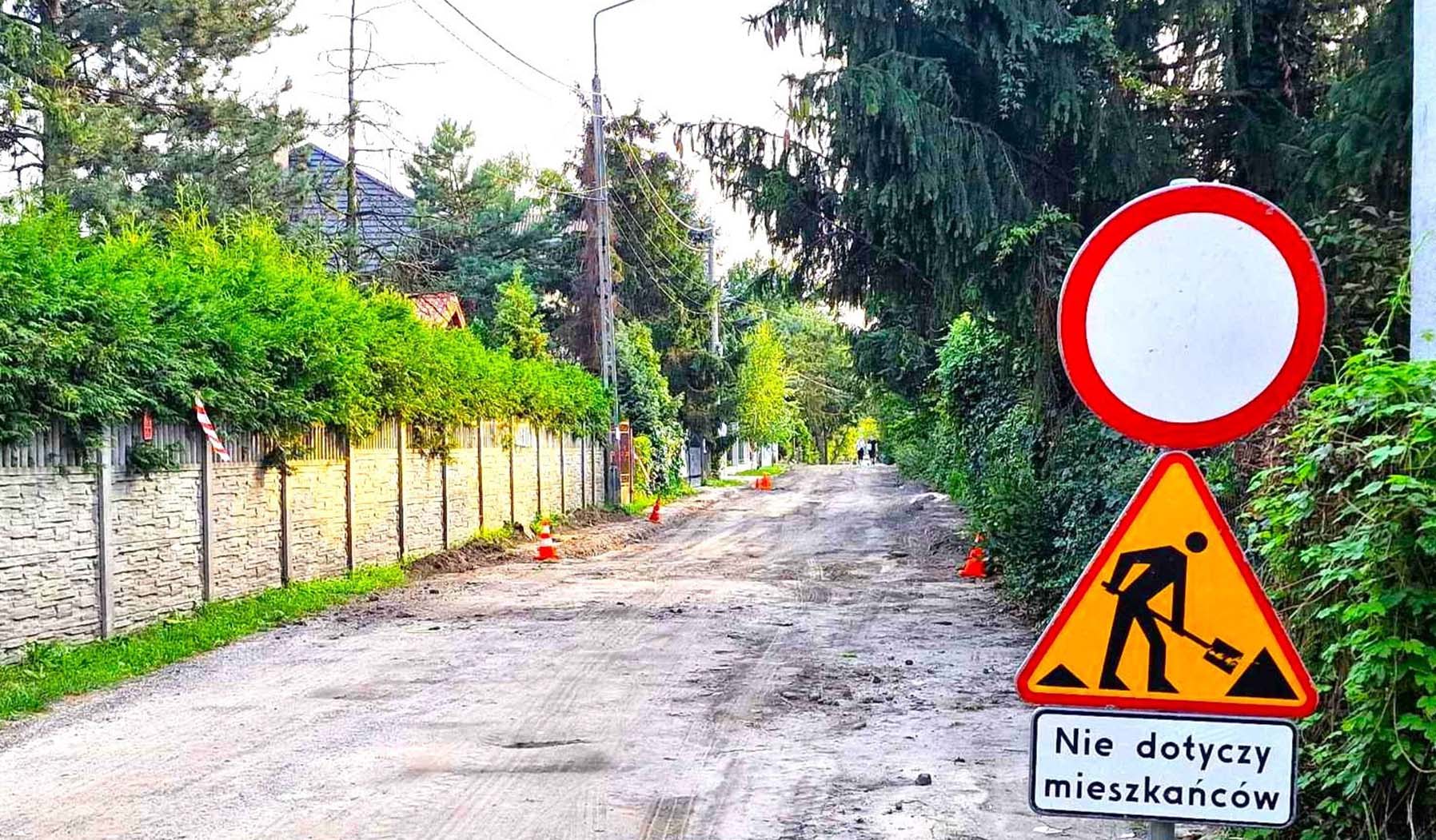 Marki - Prace w ul. Gerwazego