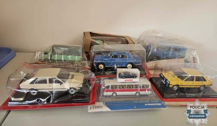 Policjanci odzyskali blisko 100 kolekcjonerskich modeli samochodów i pociągów, a sprawcy kradzieży z włamaniem usłyszeli zarzuty