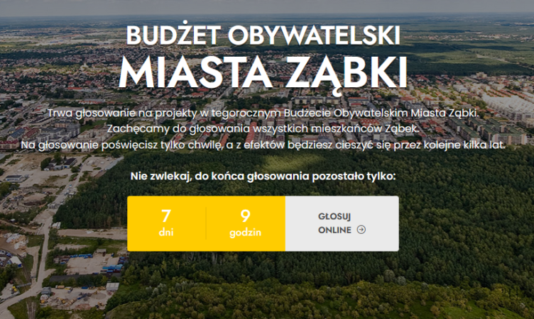 Tylko 7 dni do końca głosowania na Budżet Obywatelski Ząbek