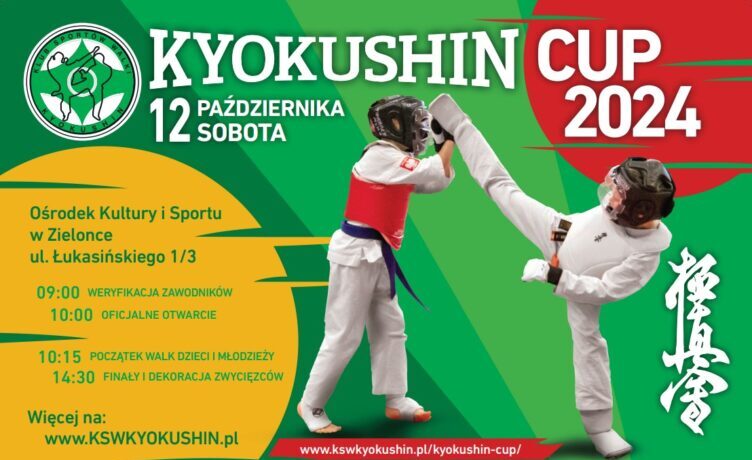 Zielonka - Turniej karate Kyokushin CUP 2024