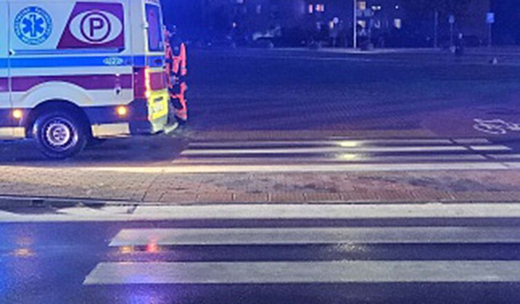 Ominął pojazdu który zatrzymał się przed przejściem dla pieszych i potrącił rowerzystę