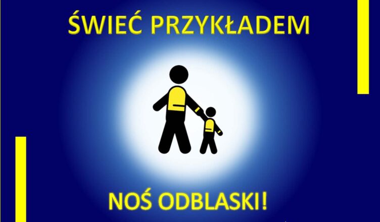 OSP Kobyłka promuje bezpieczeństwo – kreatywna kampania „Świeć przykładem nocą”