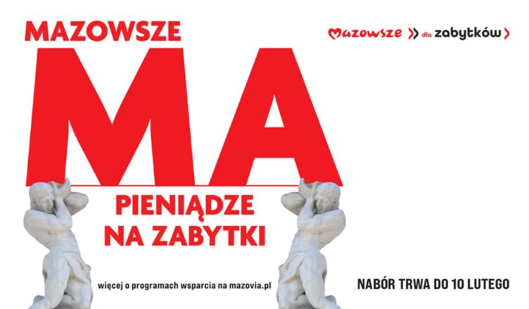 Samorząd Mazowsza pomoże odnowić zabytki