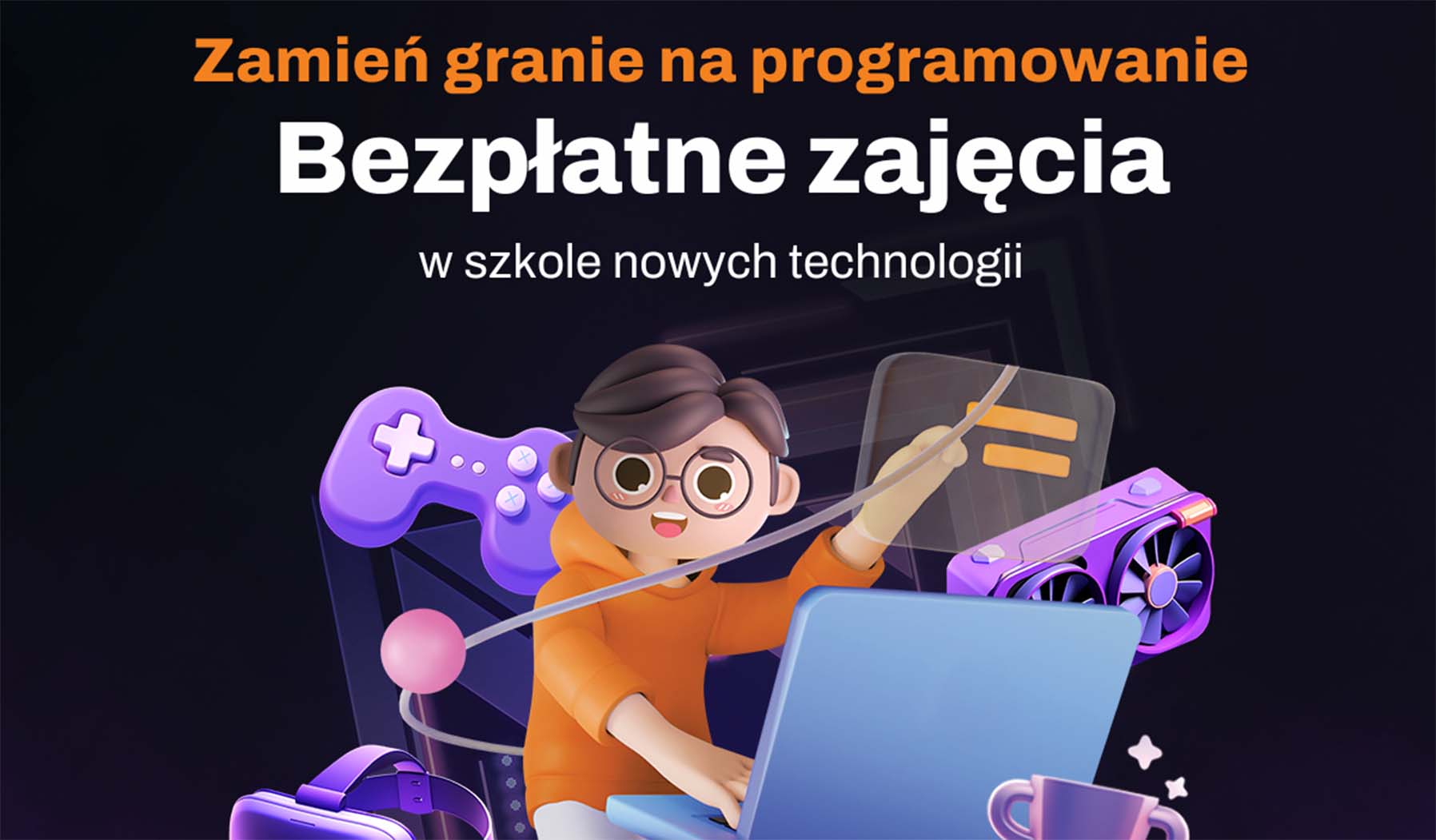 Ząbki - clickON – zamień granie na programowanie! Giganci Programowania zapraszają na warsztaty!