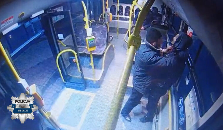 Odważna reakcja kierującej autobusem – sprawca rozboju z użyciem noża zatrzymany