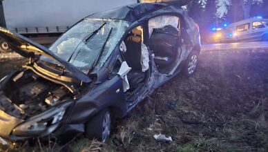 Wypadek w Kordowie - zachowajmy ostrożność podczas włączania się do ruchu