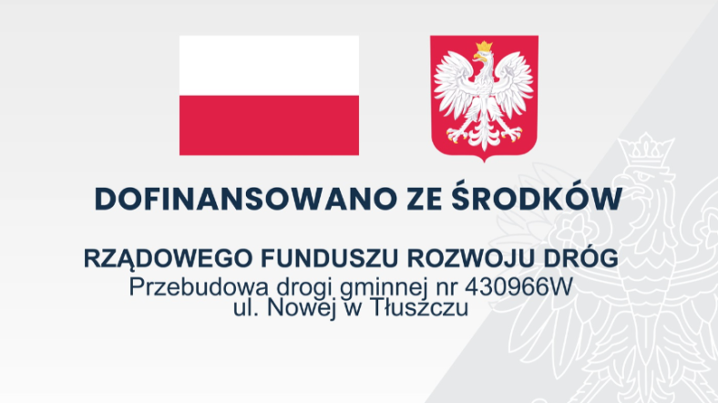 Ulica Nowa w Tłuszczu – nowa jakość infrastruktury dla mieszkańców