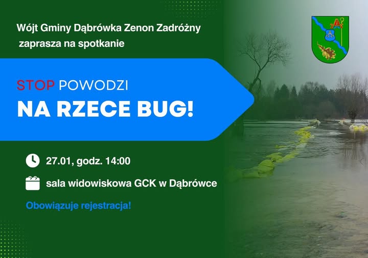 Dąbrówka - powodzie na Bugu: Jakie rozwiązania dla mieszkańców nadbużańskich terenów?