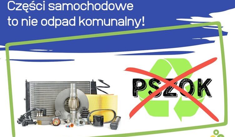 Marki - części samochodowe to nie odpad komunalny!