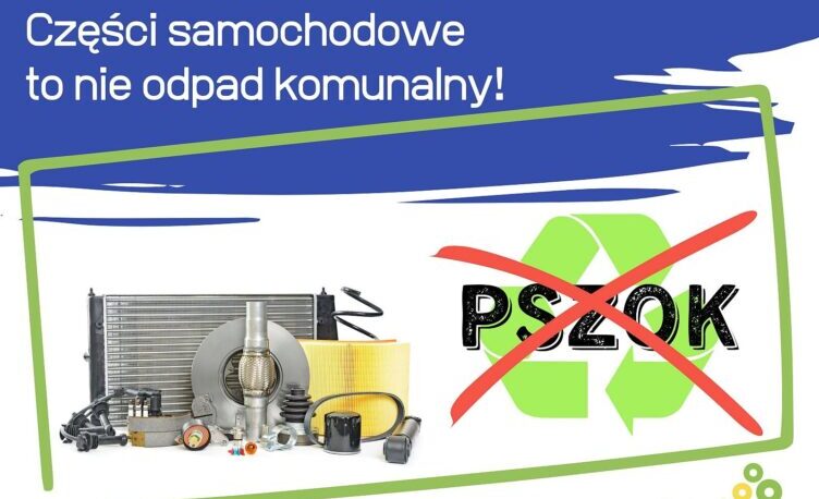 Marki - części samochodowe to nie odpad komunalny!