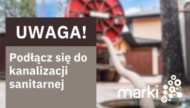 Marki - podłącz się do kanalizacji