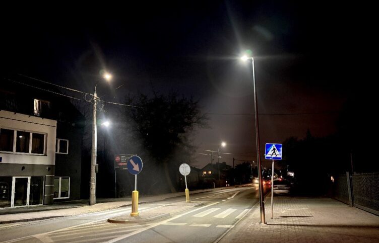 Zielonka - jaśniej i bezpieczniej na przejściach dla pieszych w ul. Mareckiej