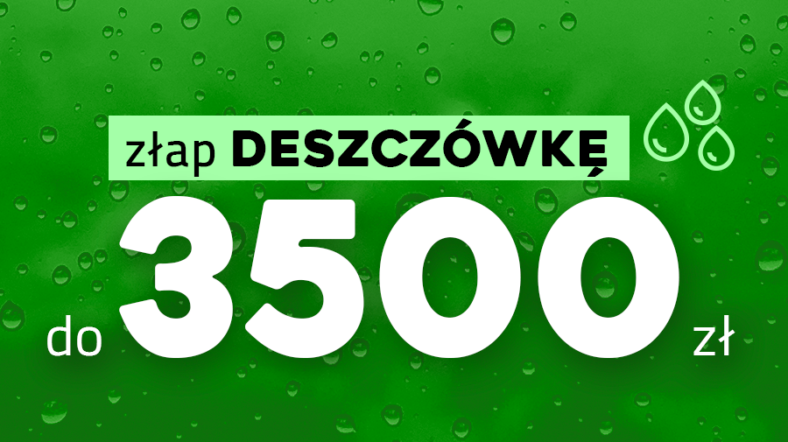 Zielonka - dotacje na deszczówkę – ruszył nabór wniosków
