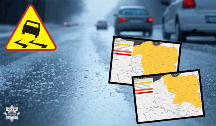 Uwaga gołoledź! Kluczowe wskazówki dla kierowców na weekend