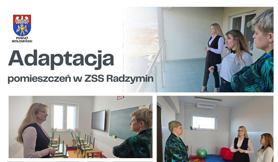 Nowe sale dla uczniów Szkoły Podstawowej Specjalnej w Radzyminie – adaptacja przestrzeni zakończona