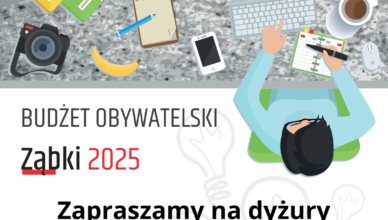 Ząbki - Zaproszenie na dyżury Zespołu Opiniującego ds. budżetu obywatelskiego