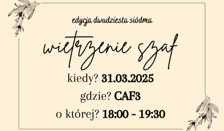 Marki - wietrzenie Szaf