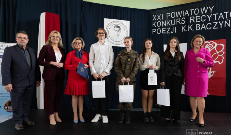 XXI Powiatowy Konkurs Recytatorski Poezji Krzysztofa Kamila Baczyńskiego