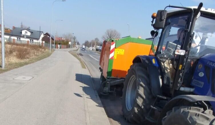 Wiosenne porządki w Radzyminie – drogi i chodniki odzyskują blask
