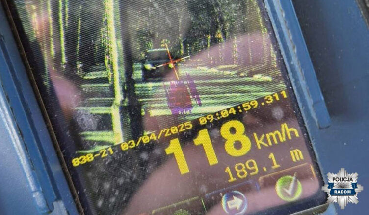 118 km/h w terenie zabudowanym