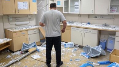 Pijany 26-latek zdemolował szpital. Grozi mu do 5 lat więzienia