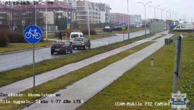 Wyprzedził na przejściu dla pieszych