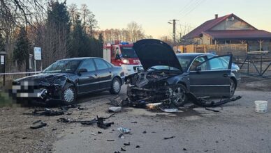 Nieustąpienie pierwszeństwa przejazdu powodem kolejnego groźnego wypadku