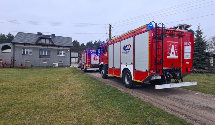 Eksplozja w Wólce Somiankowskiej – precyzyjna operacja ratunkowa po wybuchu gazu