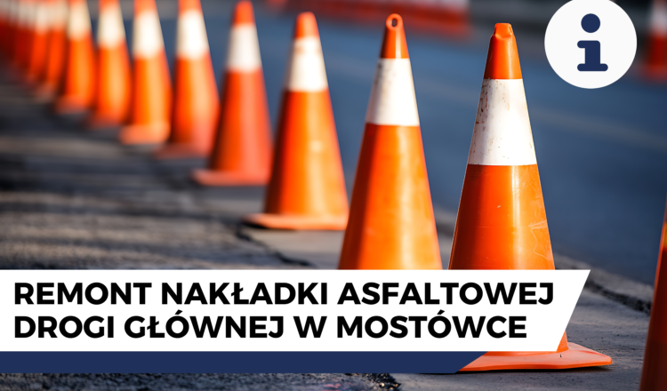 Wołomin - Remont nakładki asfaltowej drogi głównej w Mostówce