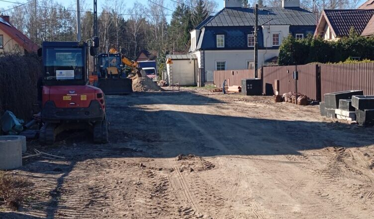 Zielonka - Modernizacja ul. Różanej nabiera tempa