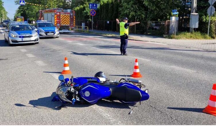 Kolejne groźne zdarzenie z udziałem jednośladu