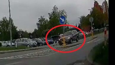 Policjant w drodze na służbę udzielił pomocy potrąconej na przejściu 12-latce