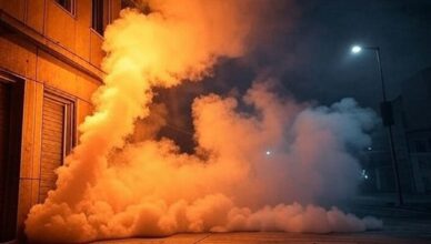 Podpalacz zatrzymany na gorącym uczynku