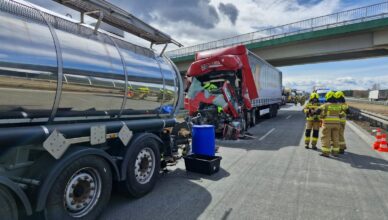 Zderzenie i śmigłowiec ratunkowy – kolejne poważne zdarzenie na S8