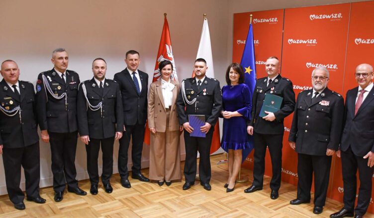 Strażacy z Powiatów Węgrowskiego i Otwockiego nagrodzeni
