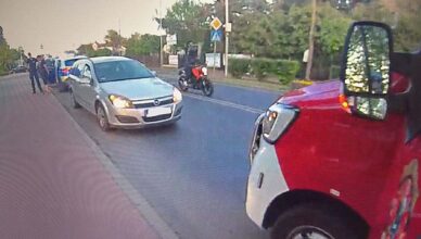 Nietrzeźwy rowerzysta wjechał na przejście, doprowadzając do zderzenia z oplem