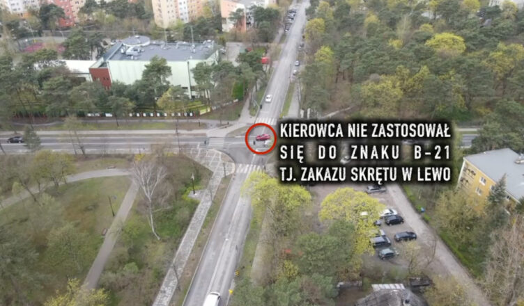 Dron w służbie bezpieczeństwa - działania mające na celu poprawę bezpieczeństwa pieszych