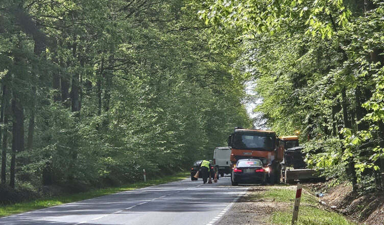 Plan był wzorowy, wykonanie już nie - kierownik robót drogowych z mandatem!