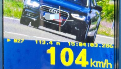 Stracił prawo jazdy za zbyt szybką jazdę