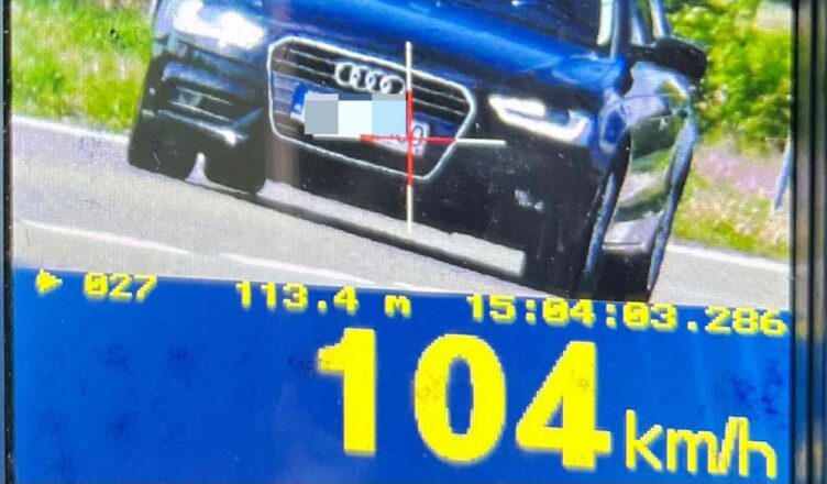 Stracił prawo jazdy za zbyt szybką jazdę