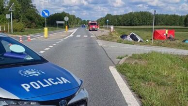 Tragiczny wypadek na drodze W 627