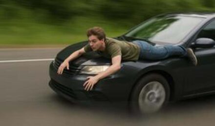 Tragiczny finał zabawy na masce samochodu