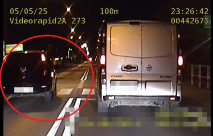 W zaledwie kilka sekund zebrał 24 punkty karne oraz 2 400 złotych mandatu