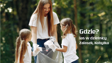 Akcja sprzątania lasu w Kobyłce