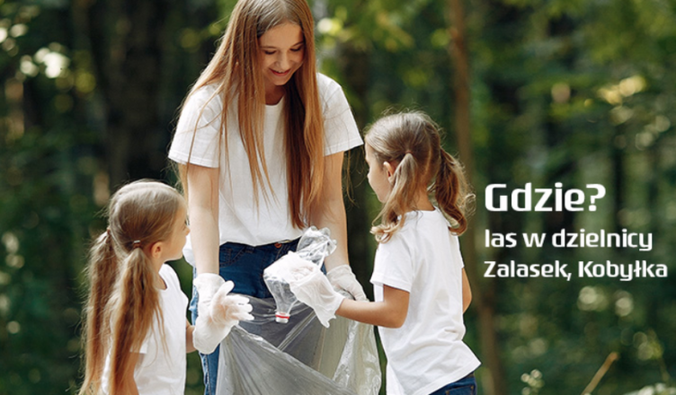 Akcja sprzątania lasu w Kobyłce