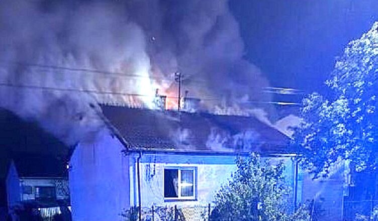 Zarzuty dotyczące podpalenia domu jednorodzinnego